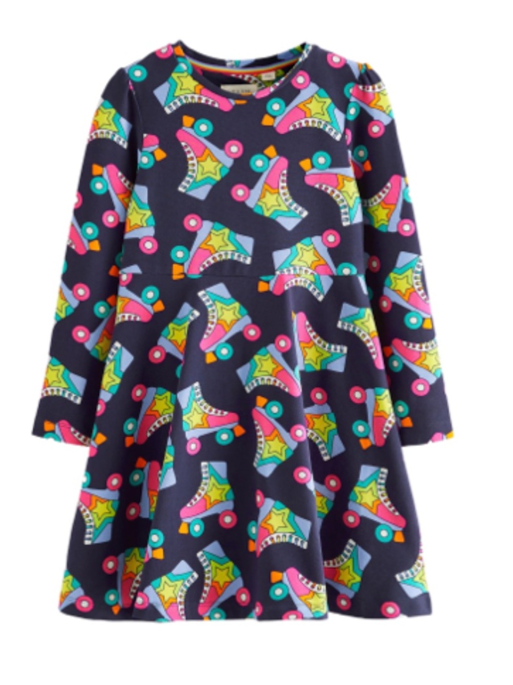 Little Bird Kids' Roller Skate Long Sleeve Dress
NAVY, Size 7-8Y